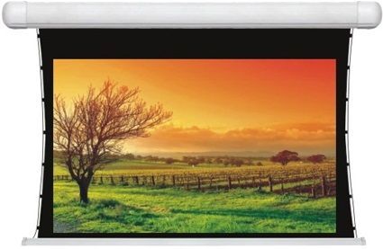 מסך הקרנה חשמלי נמתח 147X264 ס"מ עם בד נושם TTT147X264