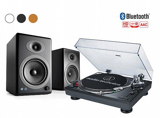 Audioengine A5+ Wireless and AT LP-120USB