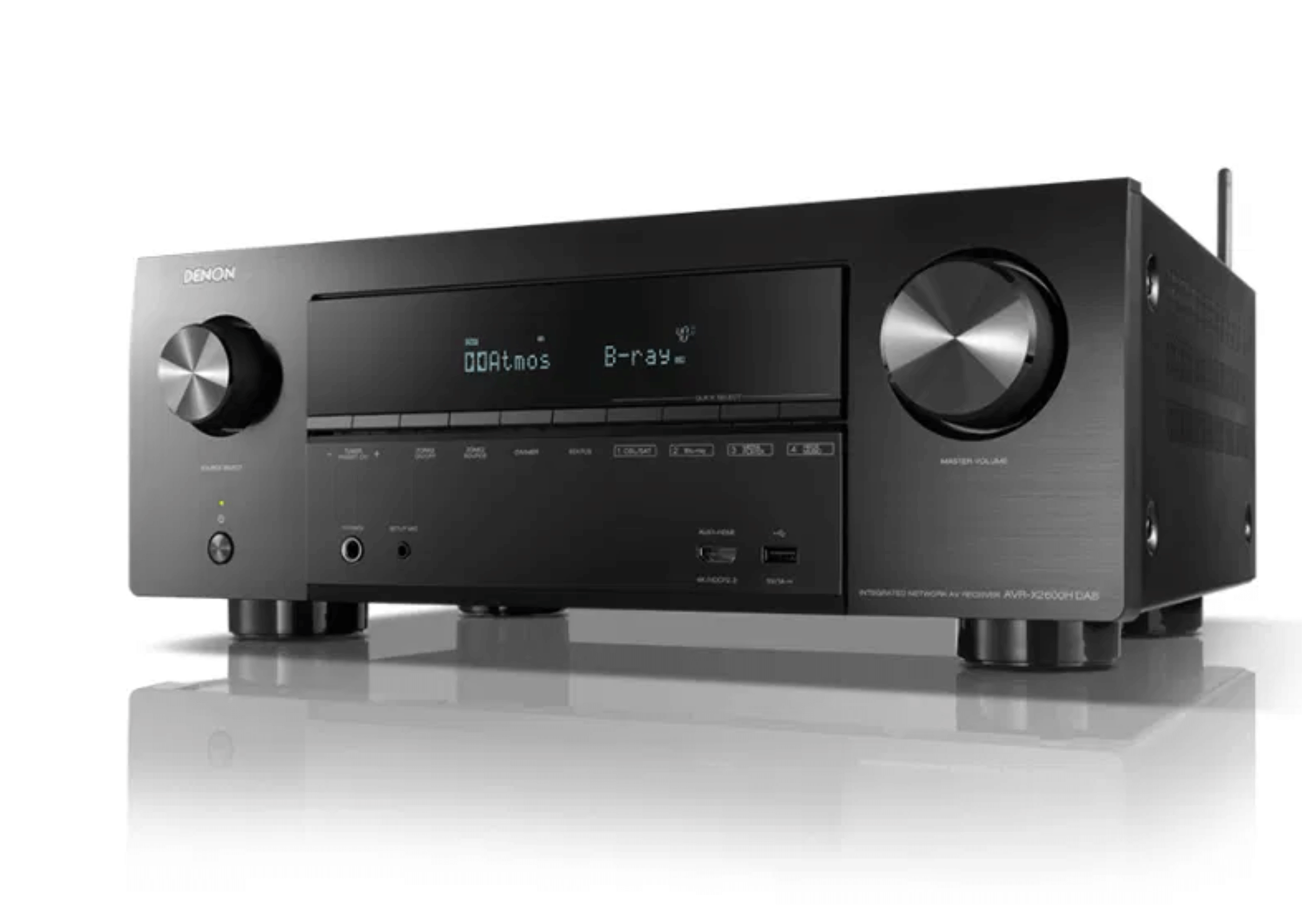 רסיבר קולנוע ביתי Denon AVR-X2600H – חוויית סאונד עוצמתית עם תמיכה ב-4K ו-Dolby Atmos