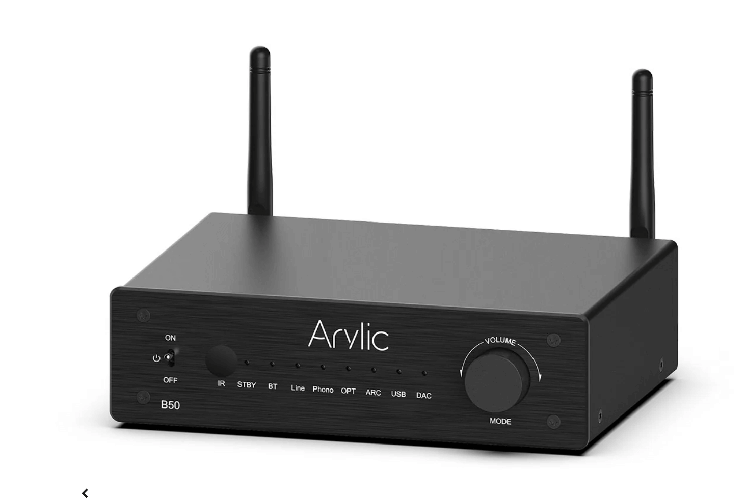 מגבר סטריאו Bluetooth B50 – כולל משדר אודיו, 50Wx2, חיבור HDMI ARC ואפליקציית שליטה