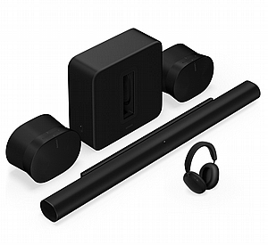 מערכת קולנוע ביתי Sonos Ace + Arc Ultra + Sub 4 + 2x Era 300 כולל הובלה והתקנה חינם מערכת קולנוע ביתי Sonos Ace + Arc Ultra + Sub 4 + 2x Era 300 כולל הובלה והתקנה חינם