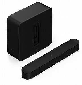 Sonos מערכת קולנוע ביתי Beam + Sub 4 כולל הובלה והתקנה חינם Sonos מערכת קולנוע ביתי Beam + Sub 4 כולל הובלה והתקנה חינם