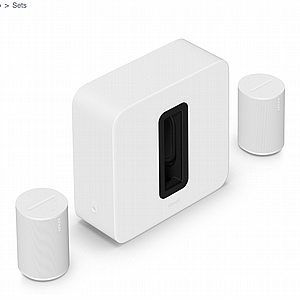 Sonos מערכת קולנוע ביתי Sub 4 + 2x Era 100 כולל הובלה והתקנה חינם Sonos מערכת קולנוע ביתי Sub 4 + 2x Era 100 כולל הובלה והתקנה חינם