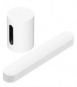 Sonos מערכת קולנוע ביתי Beam + Sub Mini כולל הובלה והתקנה חינם Sonos מערכת קולנוע ביתי Beam + Sub Mini כולל הובלה והתקנה חינם