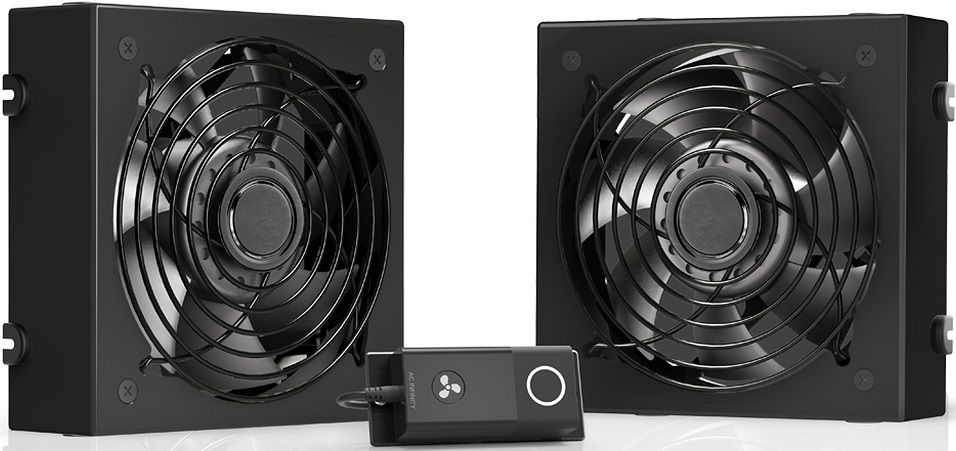 סט מאווררים ובקר מהירות לארון תקשורת AC INFINITY RACK ROOF FAN KIT