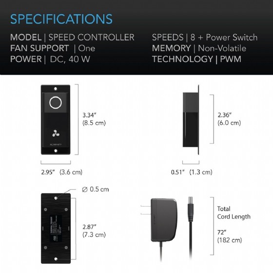 �� �������� ���� ������ ����� ������ AC INFINITY RACK ROOF FAN KIT